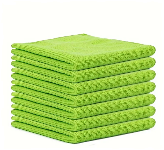 PAÑO DE MICROFIBRA COLOR VERDE